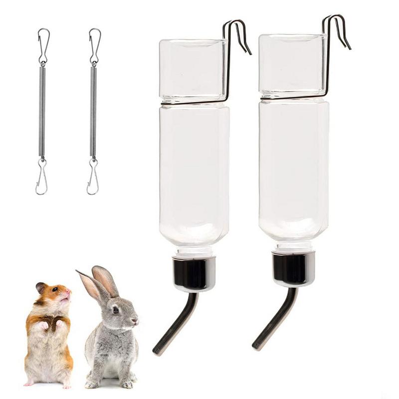 Pet Supplies Is Food - กระบอกน้ำหลอดสเตนเลสสำหรับเลี้ยงหนูแฮมสเตอร์ชินชิล่าอุปกรณ์เสริมกรง350มล. อุปกรณ์สำหรับสัตว์เลี้ยงน้ำพุดื่ม