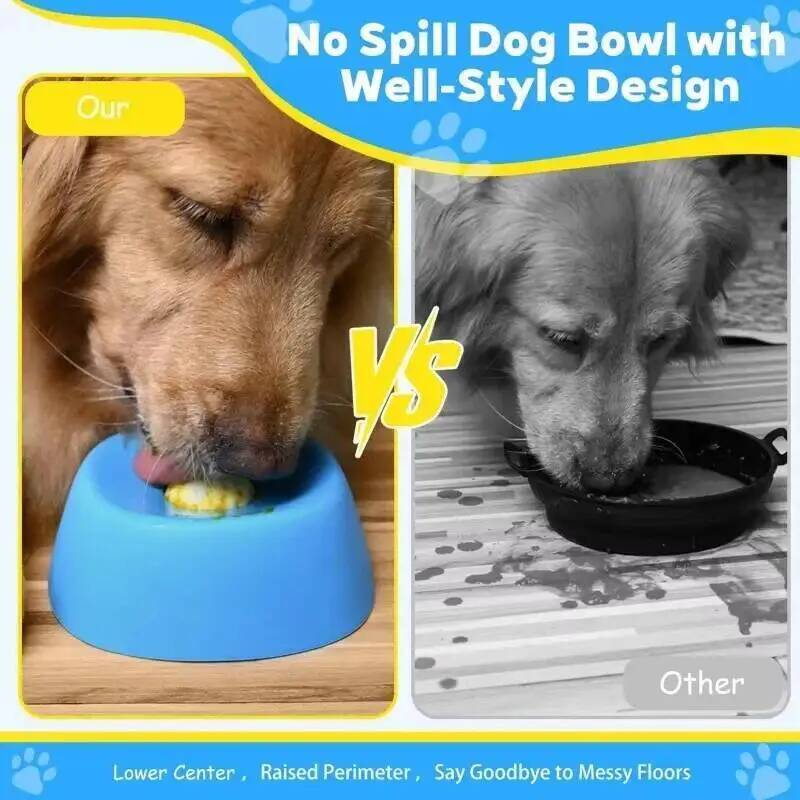 Pet Supplies Coupon - ชามเลียอาหารสุนัข 1 ชิ้น พร้อมลูกบอลแบบอินเทอร์แอคทีฟ สำหรับของเหลว น้ำซุปกระดูก
