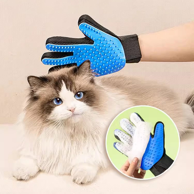 สัตว์เลี้ยงผมลบถุงมือยาง Cat G - Pet Hair Remover Brush บทวิจารณ์และราคา