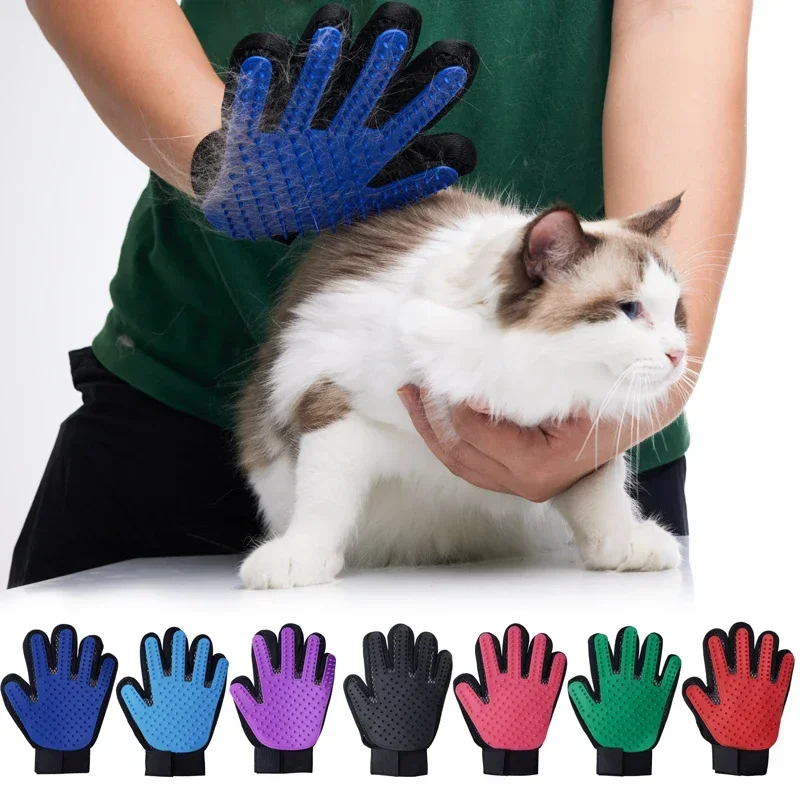 สัตว์เลี้ยงผมลบถุงมือยาง Cat G - Pet Hair Remover Brush บทวิจารณ์และราคา