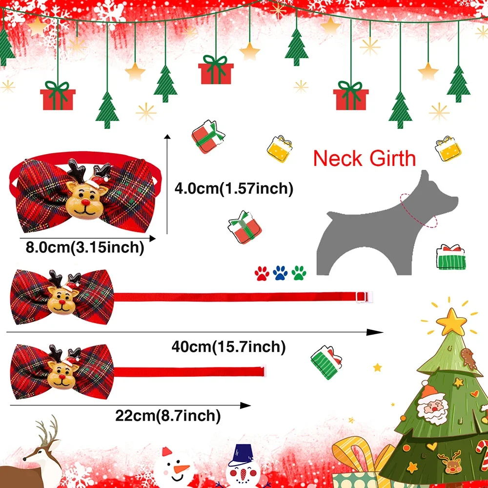 50/100pcs คริสต์มาสสุนัข Bowti - Pet Supplies Coupon บทวิจารณ์และราคา