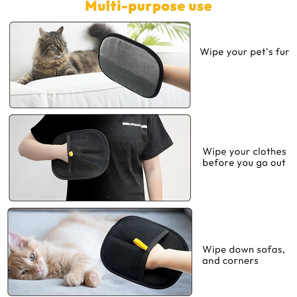 10-1PCS สุนัขและแมว Deshedding - Pet Hair Remover Brush บทวิจารณ์และราคา