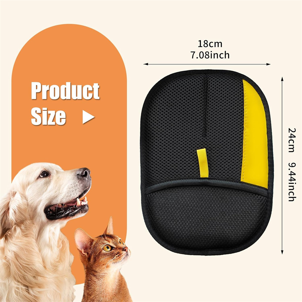 ถุงมือกำจัดขนสัตว์เลี้ยง 2 ชิ้ - Pet Hair Remover Brush บทวิจารณ์และราคา