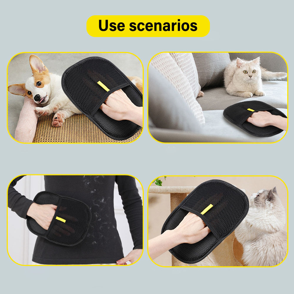1/2/5pcs PET Hair Remover Mitt - Pet Hair Remover Brush บทวิจารณ์และราคา