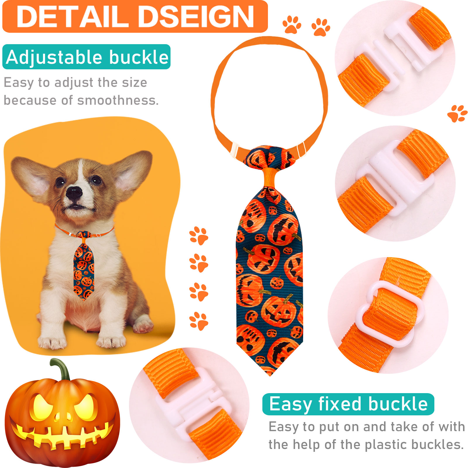 50/100pcs ฮาโลวีนสุนัขกรูมมิ่ง - Pet Supplies Coupon บทวิจารณ์และราคา