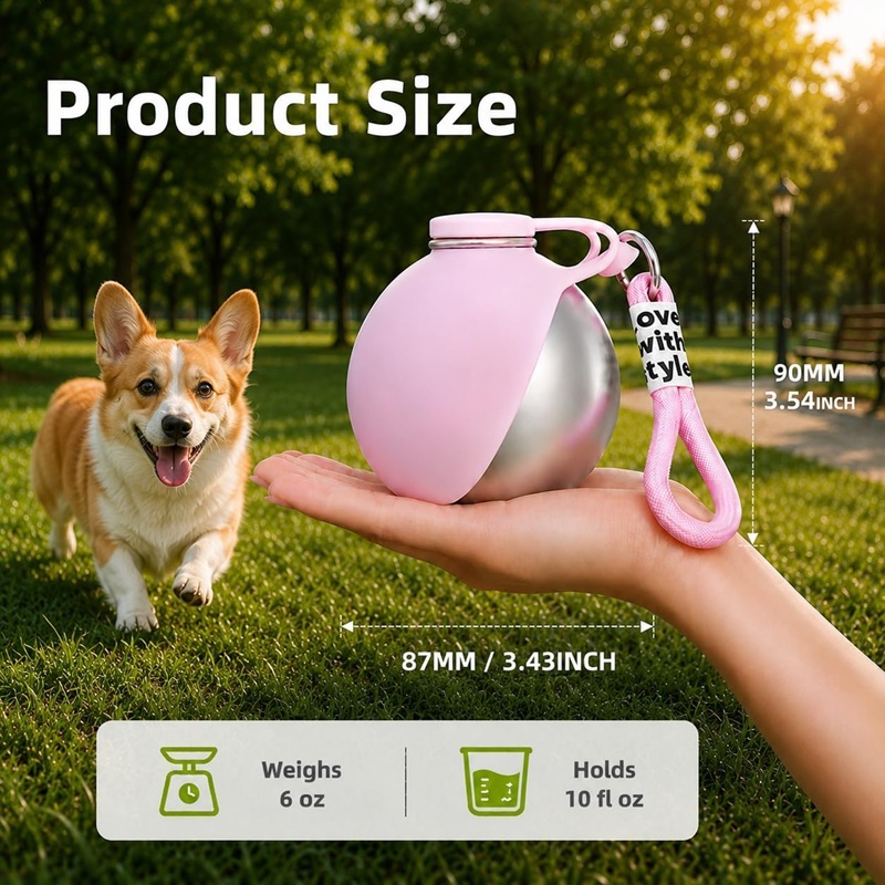 ขวดน้ำสุนัข สแตนเลส 285 มล. ขว - Pet Supplies Coupon บทวิจารณ์และราคา