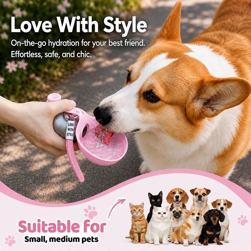 ขวดน้ำสุนัข สแตนเลส 285 มล. ขว - Pet Supplies Coupon บทวิจารณ์และราคา